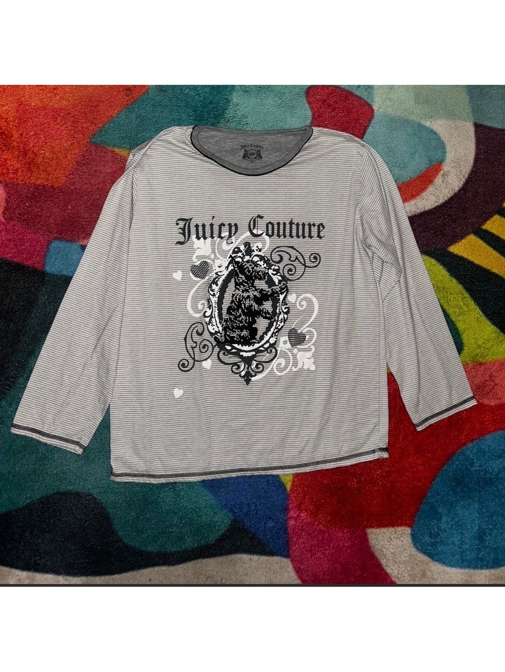 Juicy Couture Women's Long Sleeve Graphic T-Shirt